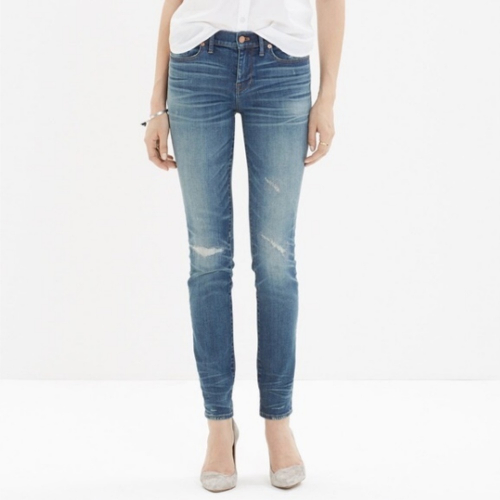 Madewell Skinny Skinny Jeans Rip & Repair Edition